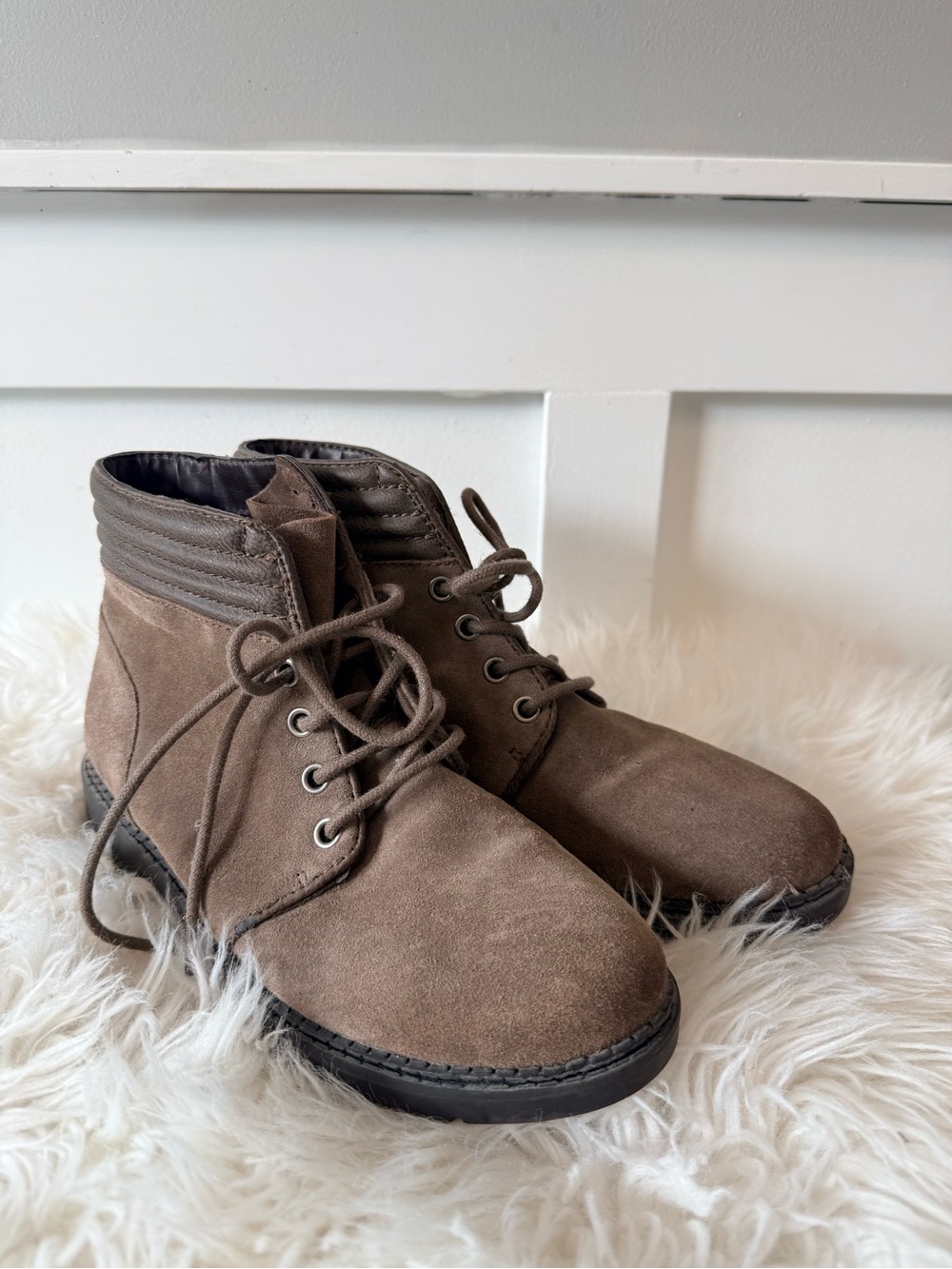 • Circus by Sam Edelman Suede Lace-Up Combat Boots